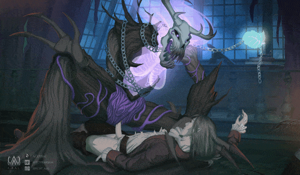 [Art + Medium Animation] Pirate x Dryad Commission